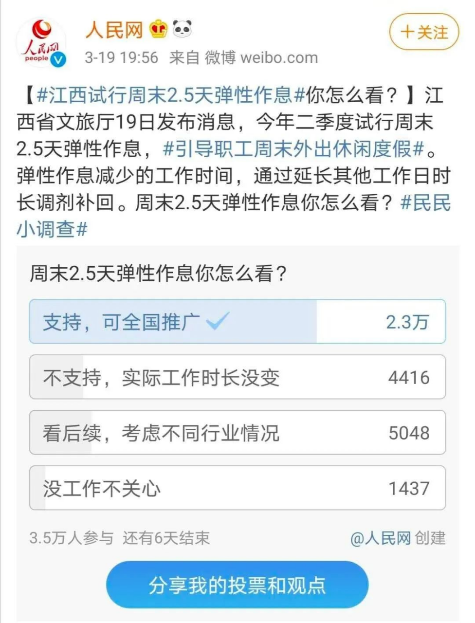 每周2.5天休假真的来了！10多个省份已出台意见